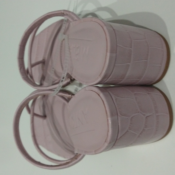 Antonio Melani Rexxza Croco Printed Leather Dress Sandals - Picture 4 of 7